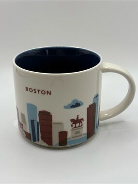 2013 Starbucks You Are here Collection Boston 14 Oz Ceramic Mug
